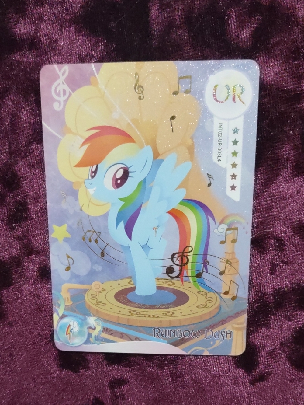 Rainbow Dash Trading Card